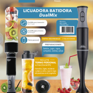 <b>BATIDORA DE INMERSION DUALMIX </b>    