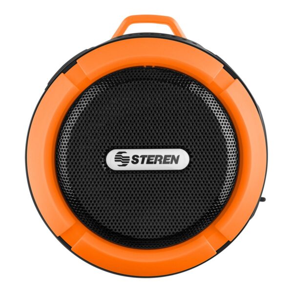 <p style="font-weight: 400">¡Escucha música en la ducha y despierta con toda la actitud!</p> <p style="font-weight: 400">Disfruta de bañarte con tu música preferida! Conecta por Bluetooth tu celular o tablet a esta bocina, y controla la reproducción de pistas mientras estás en la regadera.</p> <ul> <li>Reproductor MP3 por micro SD</li> <li>Cubierta con sello hermético que soporta vapor y humedad</li> <li>Ventosa de alta succión para fijarla en cualquier superficie lisa</li> <li>Steren</li> </ul>