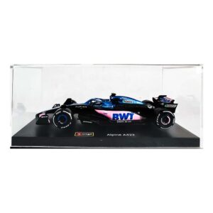 FÓRMULA 1 SPECIAL 1/43 <span class="OYPEnA text-decoration-none text-strikethrough-none">#2 BWT ALPINE A523- ACRíLICO</span> <ul> <li><span class="OYPEnA text-decoration-none text-strikethrough-none">Marca: Bugaro</span></li> <li><span class="OYPEnA text-decoration-none text-strikethrough-none">colección a escala 1/43</span></li> <li><span class="OYPEnA text-decoration-none text-strikethrough-none">Son 5 referencias diferentes</span></li> <li><span class="OYPEnA text-decoration-none text-strikethrough-none">MateriaL: METAL CON ACCESORIOS EN GOMA Y PLÁSTICO</span></li> <li><span class="OYPEnA text-decoration-none text-strikethrough-none">ALTO NIVEL DE DETALLE</span></li> <li><span class="OYPEnA text-decoration-none text-strikethrough-none">INCLUYE BASE pedestal</span></li> <li><span class="OYPEnA text-decoration-none text-strikethrough-none">Incluye urna en acrílico</span></li> </ul>