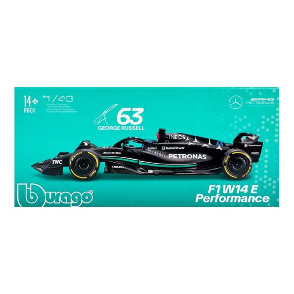 FÓRMULA 1 SPECIAL 1/43 <span class="OYPEnA text-decoration-none text-strikethrough-none">#4 AMG PETRONAS F1 W14 E PERFORMANCE- ACRíLICO</span> <ul> <li><span class="OYPEnA text-decoration-none text-strikethrough-none">Marca: Bugaro</span></li> <li><span class="OYPEnA text-decoration-none text-strikethrough-none">colección a escala 1/43</span></li> <li><span class="OYPEnA text-decoration-none text-strikethrough-none">Son 5 referencias diferentes</span></li> <li><span class="OYPEnA text-decoration-none text-strikethrough-none">MateriaL: METAL CON ACCESORIOS EN GOMA Y PLÁSTICO</span></li> <li><span class="OYPEnA text-decoration-none text-strikethrough-none">ALTO NIVEL DE DETALLE</span></li> <li><span class="OYPEnA text-decoration-none text-strikethrough-none">INCLUYE BASE pedestal</span></li> <li><span class="OYPEnA text-decoration-none text-strikethrough-none">Incluye urna en acrílico</span></li> </ul>