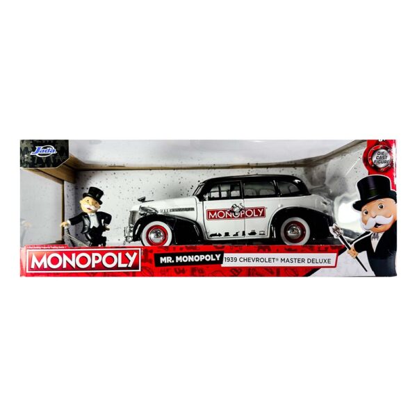 <ul> <li> #4 MONOPOLY</li> <li><span class="OYPEnA text-decoration-none text-strikethrough-none">Marca: JADA</span></li> <li><span class="OYPEnA text-decoration-none text-strikethrough-none">colección a escala 1/24</span></li> <li><span class="OYPEnA text-decoration-none text-strikethrough-none">Son 6 referencias diferentes</span></li> <li><span class="OYPEnA text-decoration-none text-strikethrough-none">MateriaL: METAL CON ACCESORIOS EN GOMA Y PLÁSTICO</span></li> <li><span class="OYPEnA text-decoration-none text-strikethrough-none">Alto nivel de detalle</span></li> <li><span class="OYPEnA text-decoration-none text-strikethrough-none">CADA REFERENCIA CONTIENE UNA FIGURA</span></li> </ul>