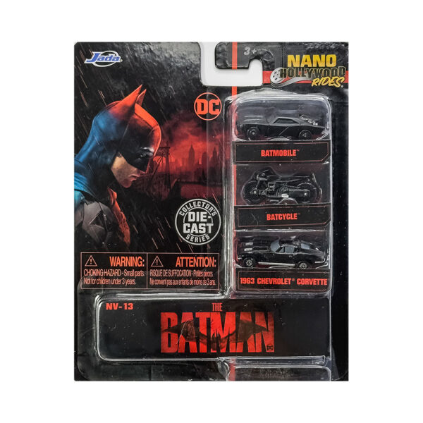 ¡Llega la colección la colección más completa de todas! Lleva los mejores modelos a escala en 1 solo producto con nuestra colección nano. #3 BATMAN - COLECCIÓN NANO HOLLYWOOD