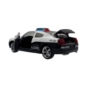 ¡Descubre la emocionante colección de autos coleccionables inspirados en la famosa película "Rápido y Furioso"! #32 2006 DODGE CHARGER - POLICE - RÁPIDOS & FURIOSOS III. Esta serie a escala captura la esencia y la adrenalina de las películas, presentando una amplia gama de vehículos icónicos que han dejado su huella.  