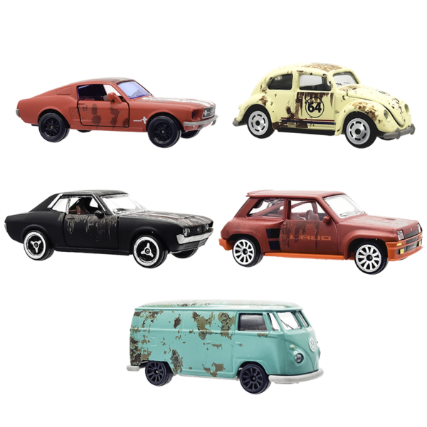 SET DE CARROS X5 #1 CLÁSICOS ¡Revive lo clásico! Consigue tu set de carros X5 #1, una colección única que no puede faltar en tu estantería. ¡Agárralos antes de que se agoten y lleva a casa un pedazo de historia sobre ruedas!"  