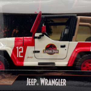 JURASSIK PARK 1.24 JEEP WRANGLER 92 Llévate, antes que se agoten, este increíble carro a escala, ¡no te quedes sin el tuyo! Unidades limitadas